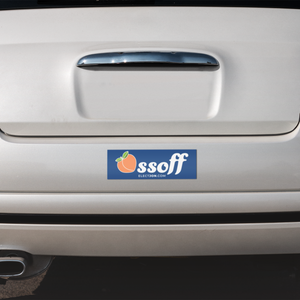 Ossoff for Senate Bumper Sticker (Peach)