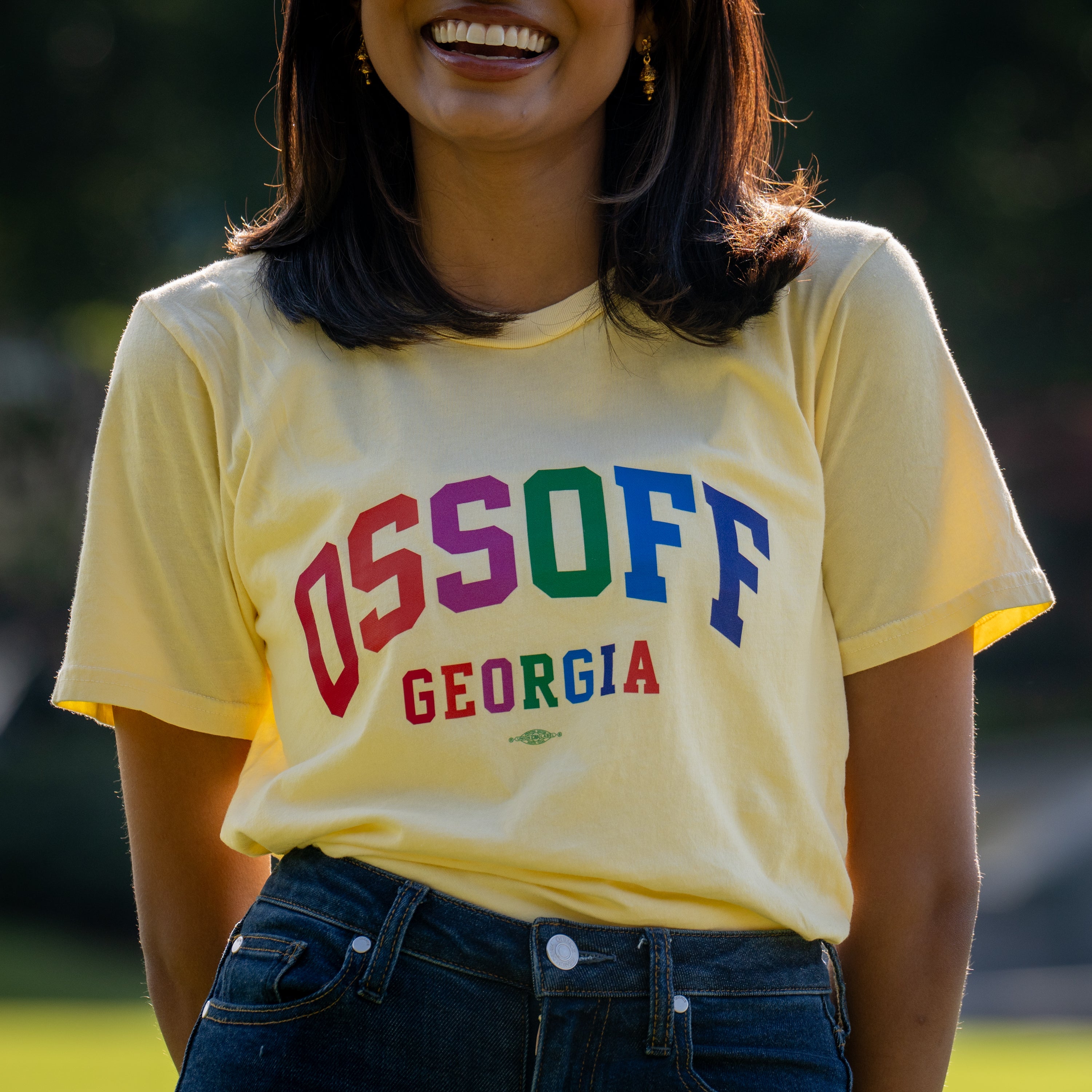 Collegiate Rainbow Tee