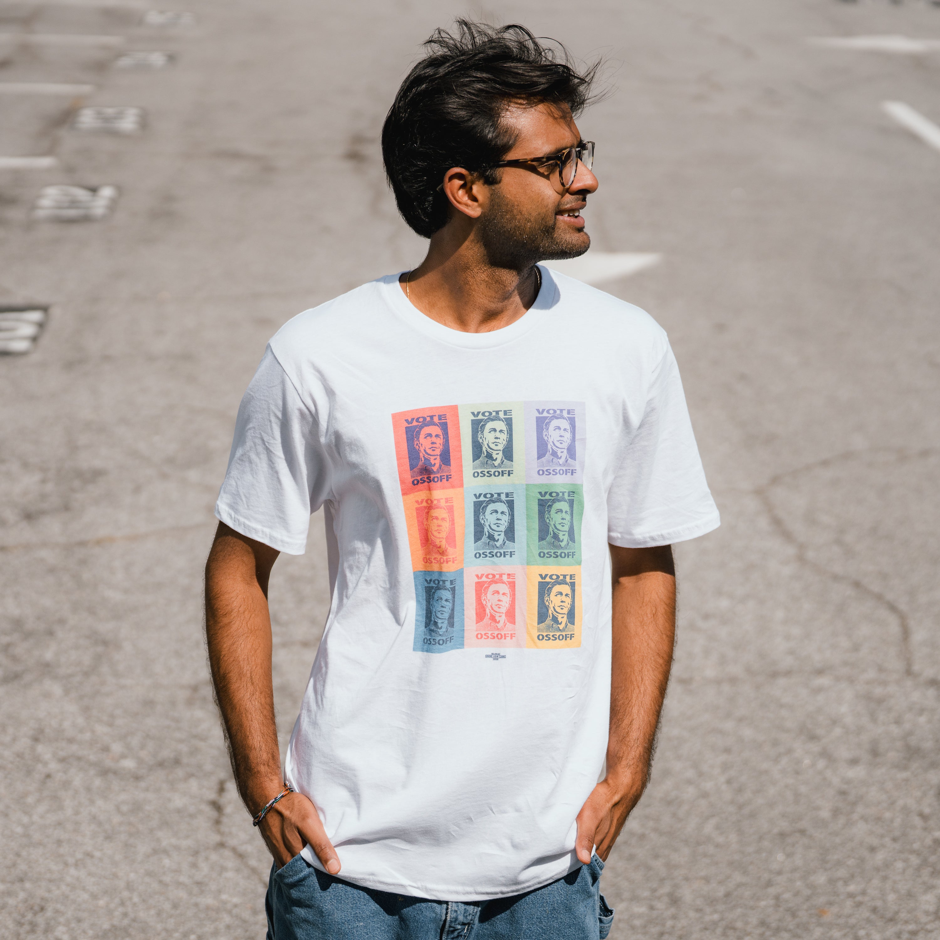 Vote Ruthless Stencil Collage Tee
