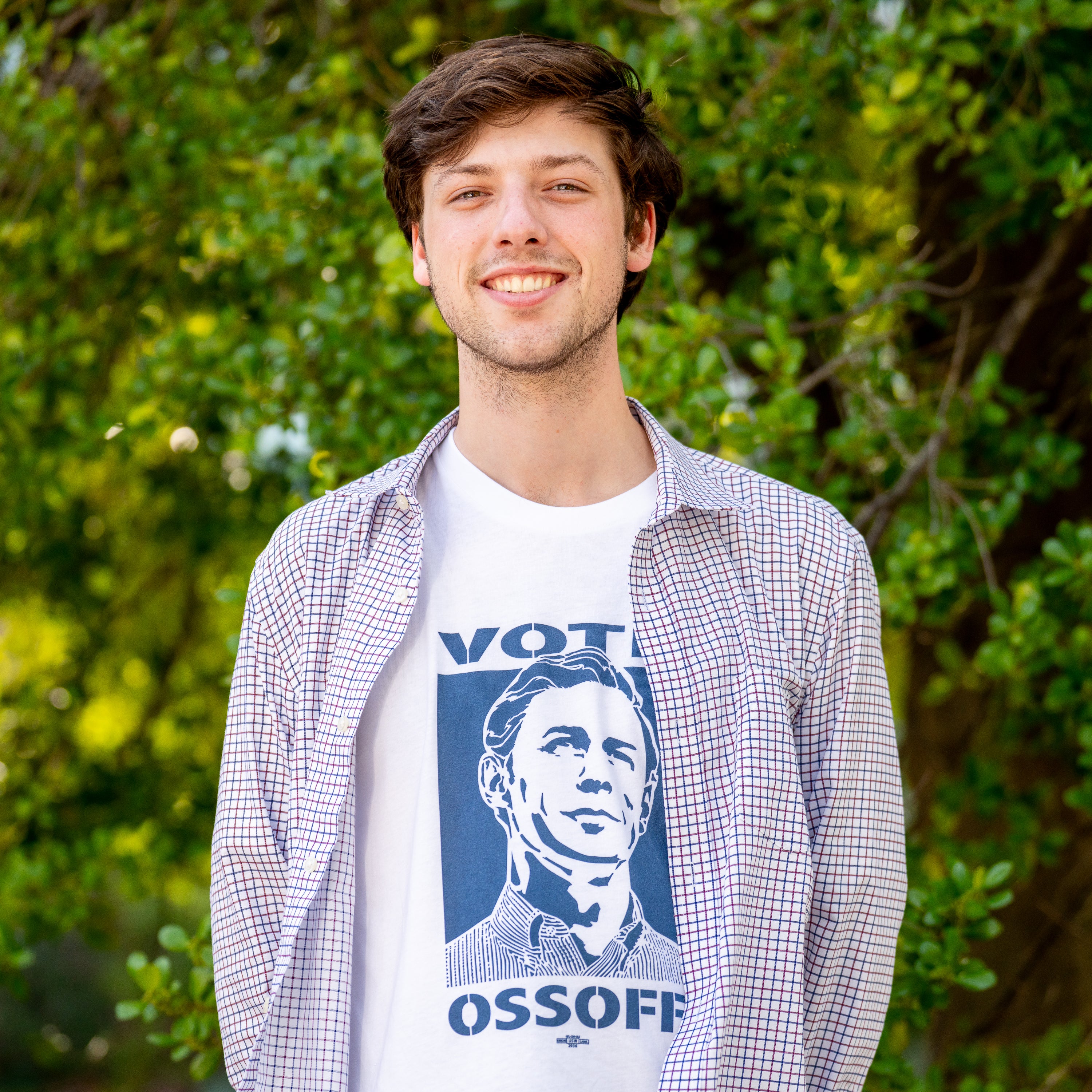 Vote Ruthless Navy Stencil Tee