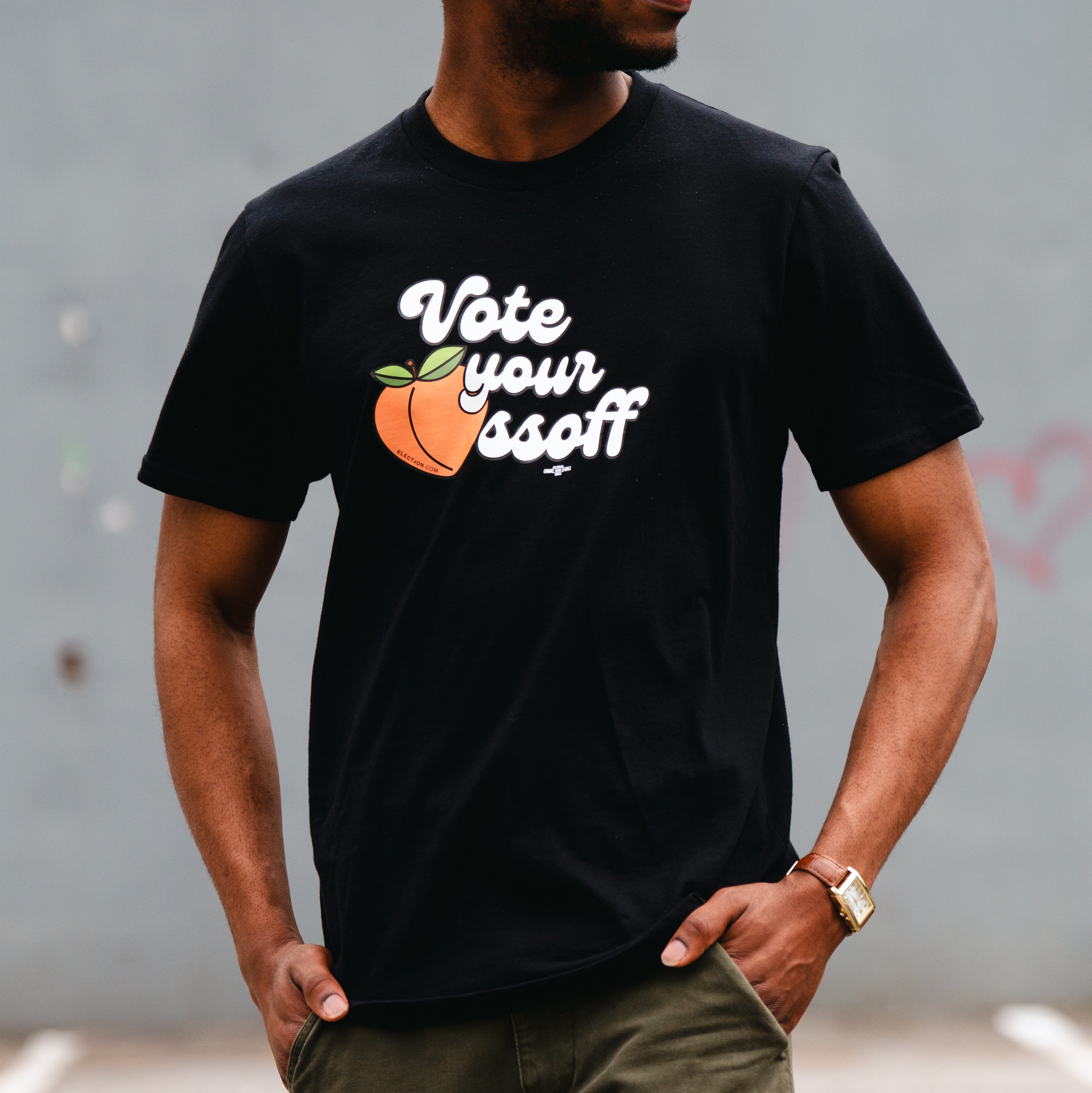 Vote Your Ossoff Tee - Black