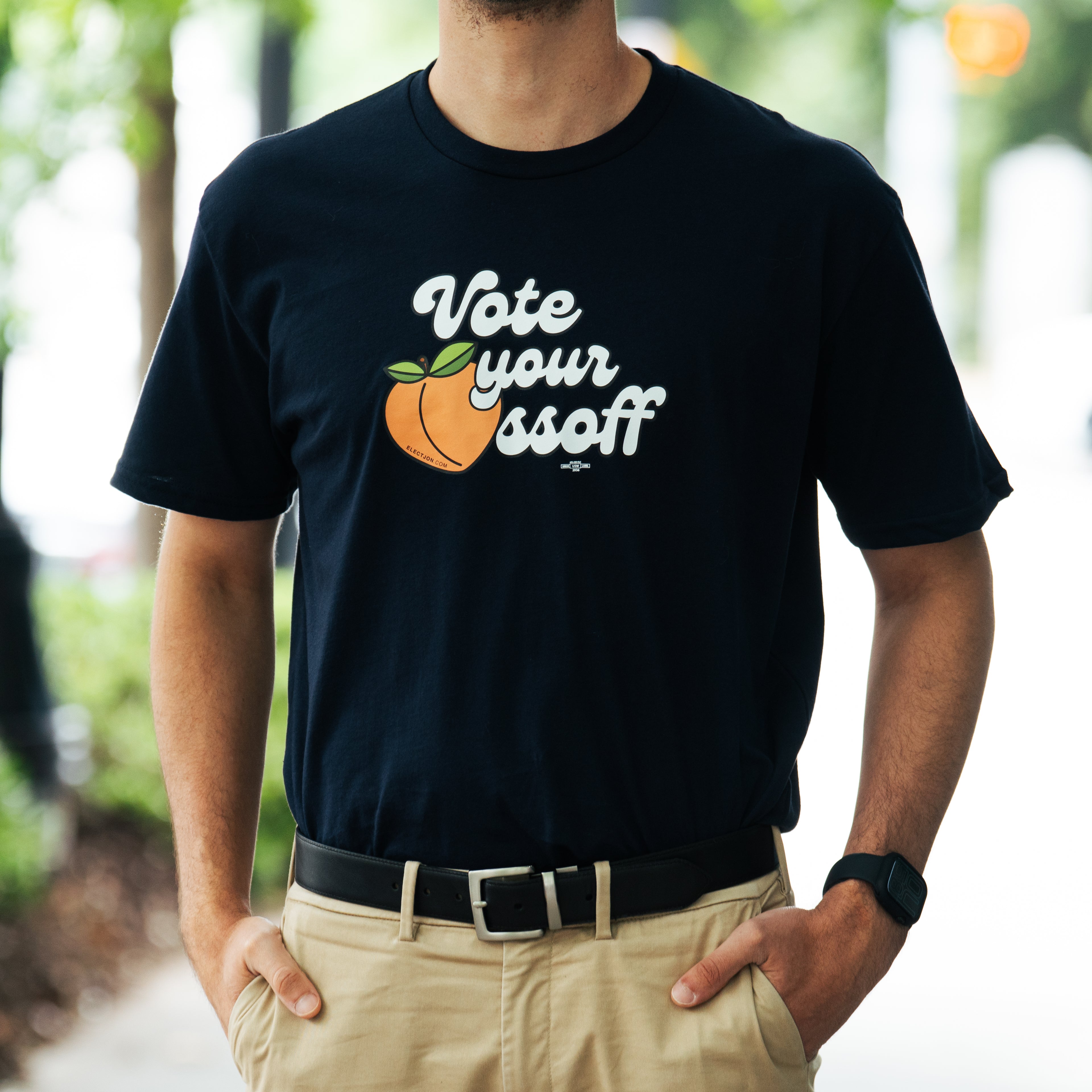Vote Your Ossoff Tee - Navy