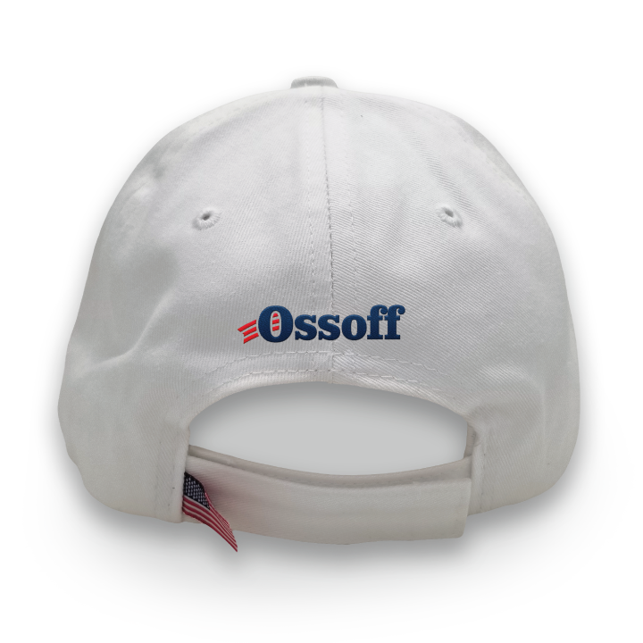 Embroidered Baseball Cap - White