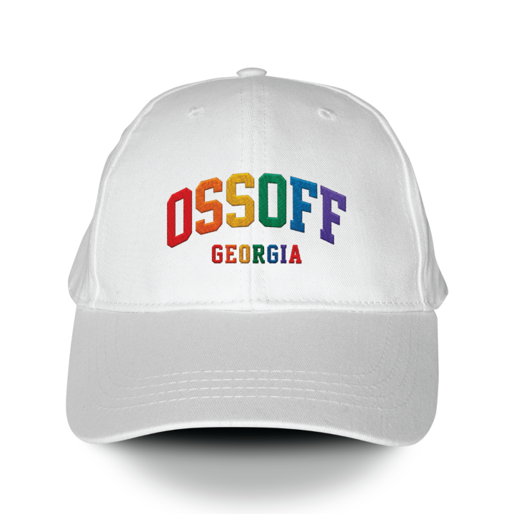 Collegiate Rainbow Baseball Cap