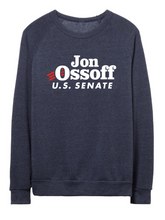 Load image into Gallery viewer, Ossoff for Senate Navy Logo Sweatshirt
