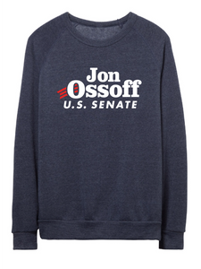 Ossoff for Senate Navy Logo Sweatshirt