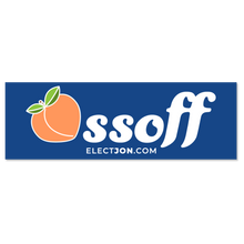 Load image into Gallery viewer, Ossoff for Senate Bumper Sticker (Peach)
